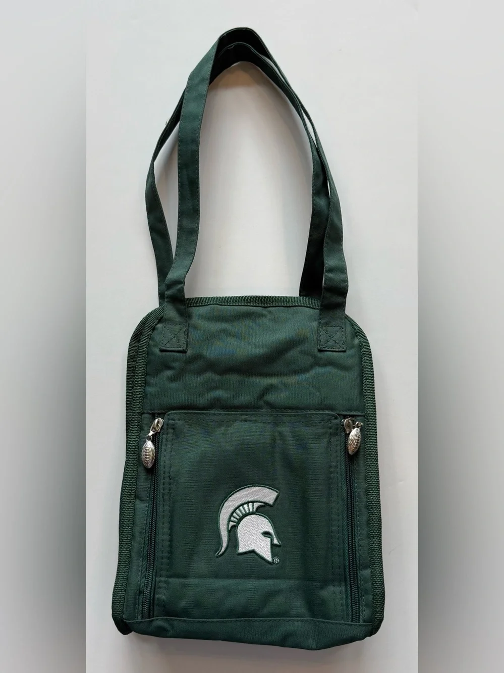 Michigan State Spartans Mini Diaper Bag Green Creative Knitwear Baby Toddler Bag